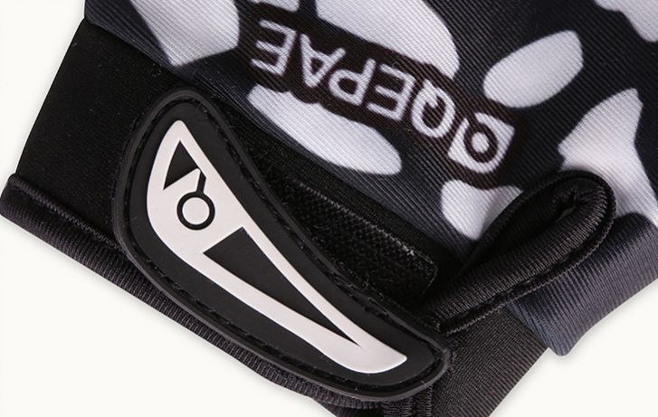 2021 Вело перчатки полный палец "кости/скелет" QEPEA осень/весна