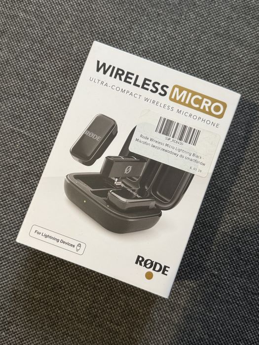 Rode Wireless Micro Lightning Black - mikrofon bedprzewodowy
