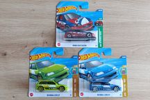 3 sztuki Hot Wheels Honda Civic Custom '90 Honda Civic EF