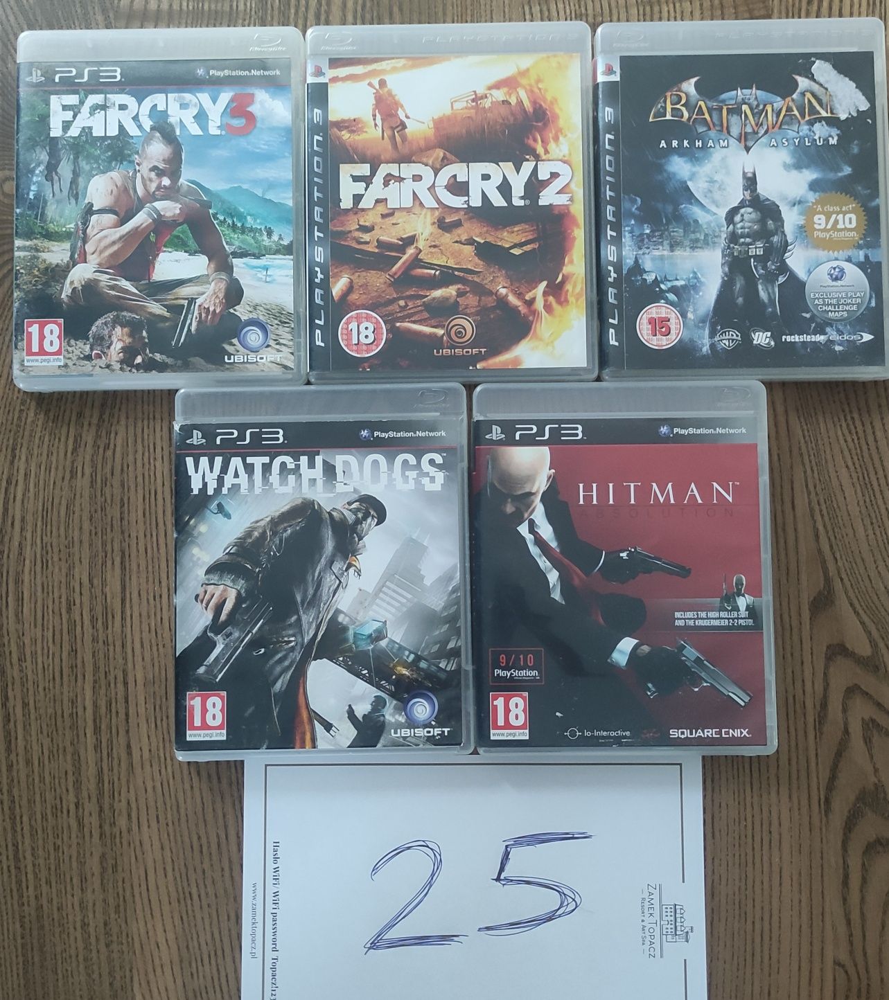 Gry PS3 różne rodzaje, różne ceny od 10 do 25zl FPS, FarCry, BF, COD