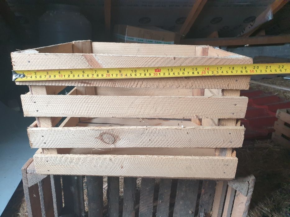 Skrzynki na jabłka, jedynki na owoce