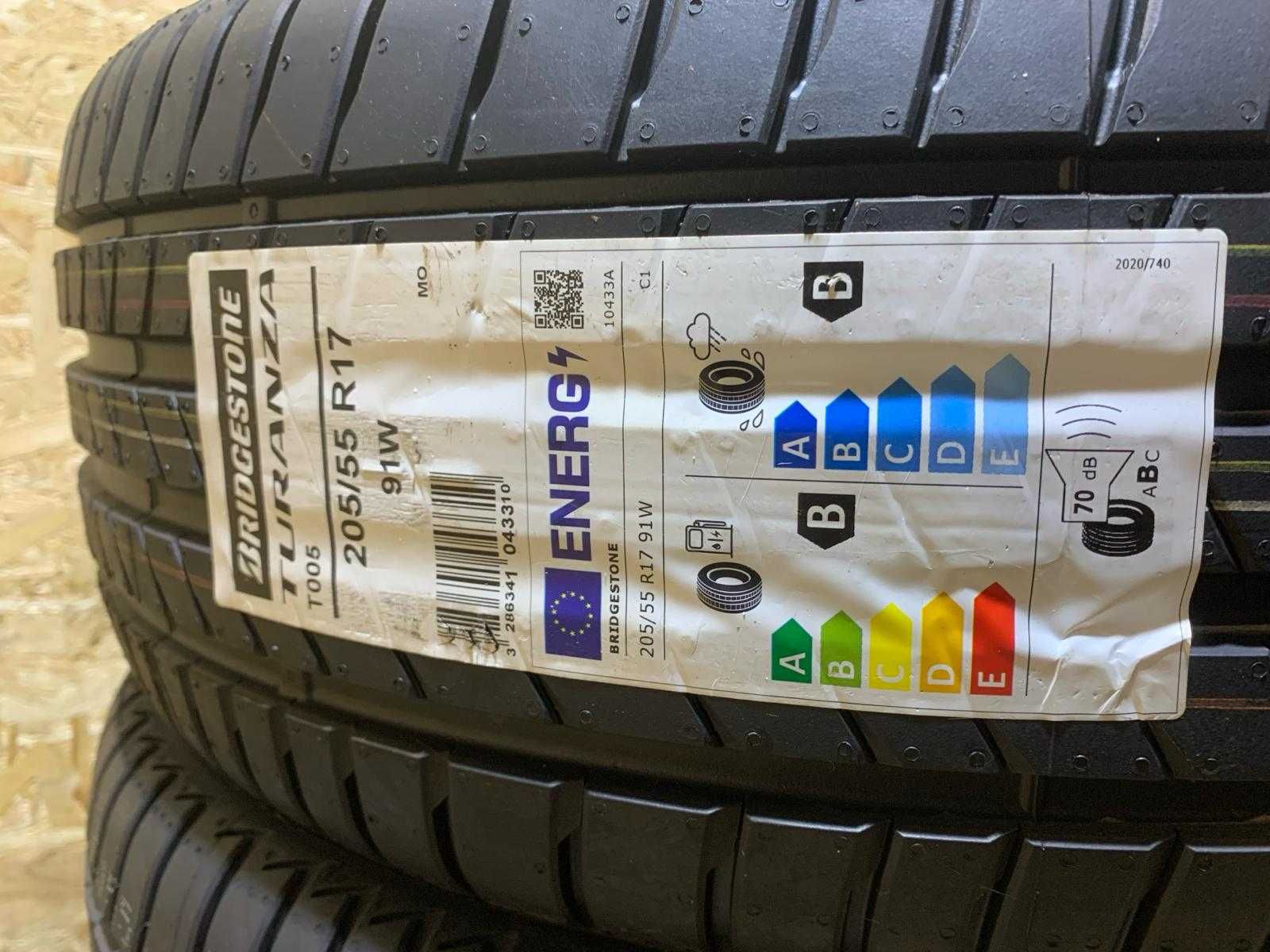 Koła letnie 4x100 17" 7j et 44 Bridgestone 205/55/17 Renault Captur