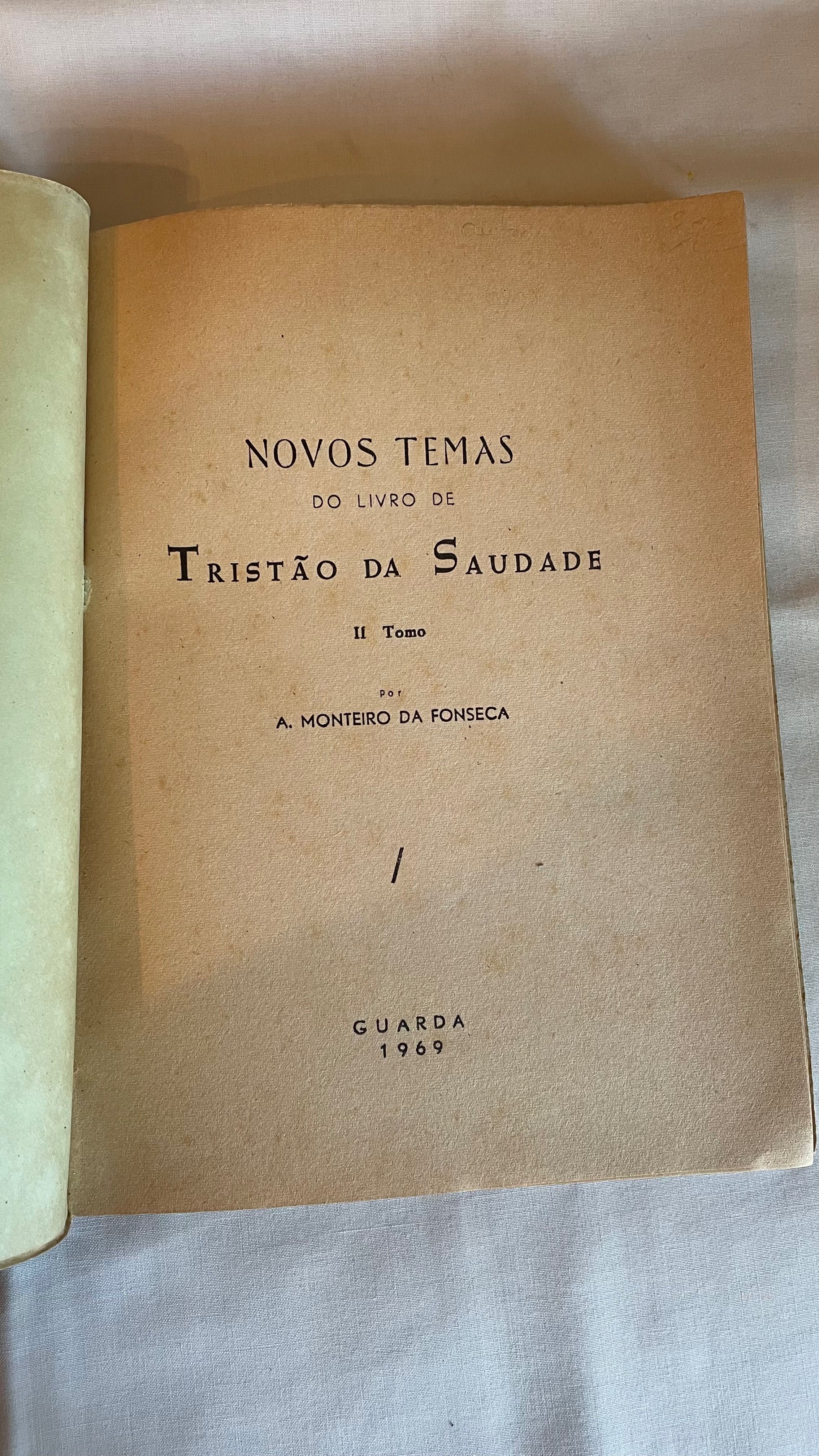 Livro Tristão Da Saudade II Tomo