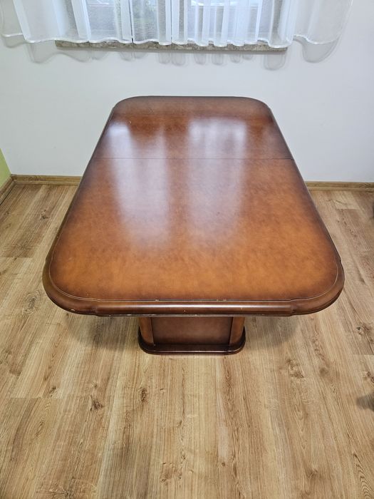 Ława rozkładana, stół, drewniana solidne drewno długość 80x140(180) cm