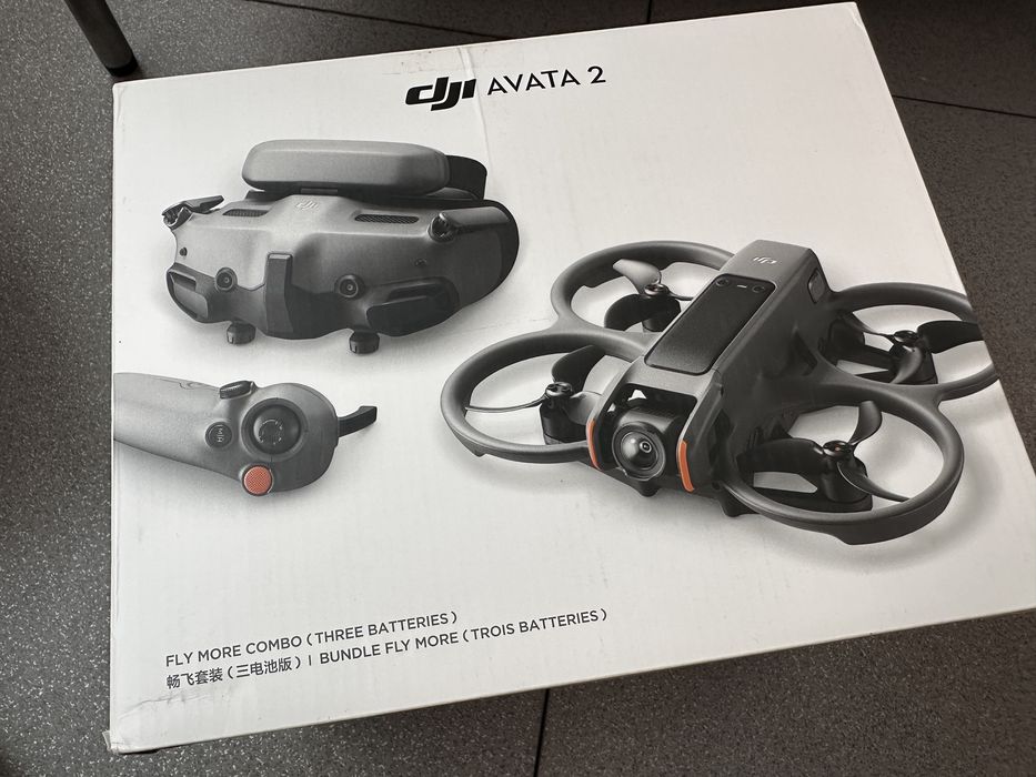 Drone DJI Avata 2 FPV - Fly More Combo - Como Novo - 3 Baterias
