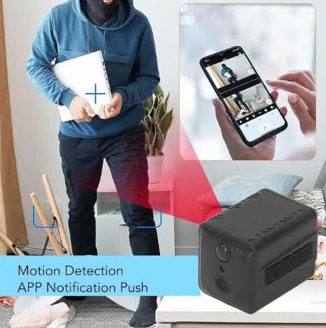 IP камера видеонаблюдения. Wi-Fi/4G Мини-камера видеонаблюдения