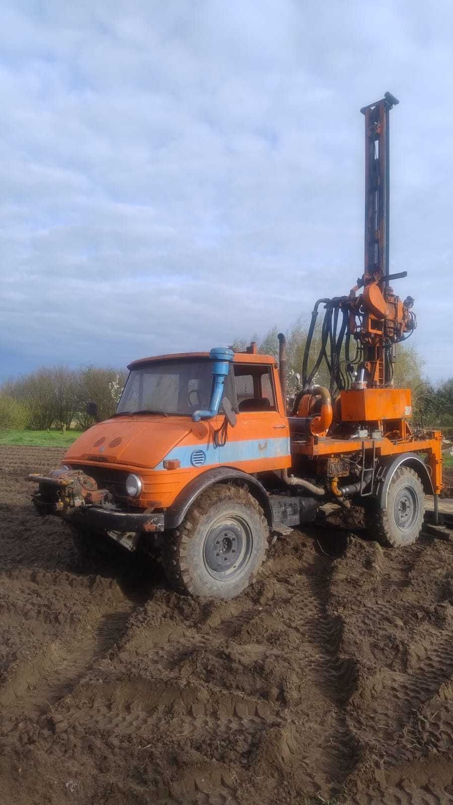 Wiertnica do studni unimog pomp ciepła