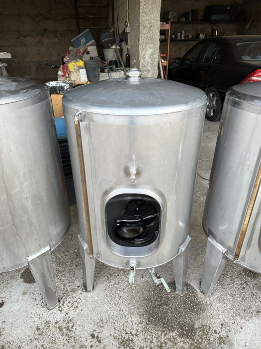 Cubas inox varias capacidades 250 littos e 1000 litros