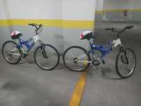 Duas Bicicletas como novas com capacete