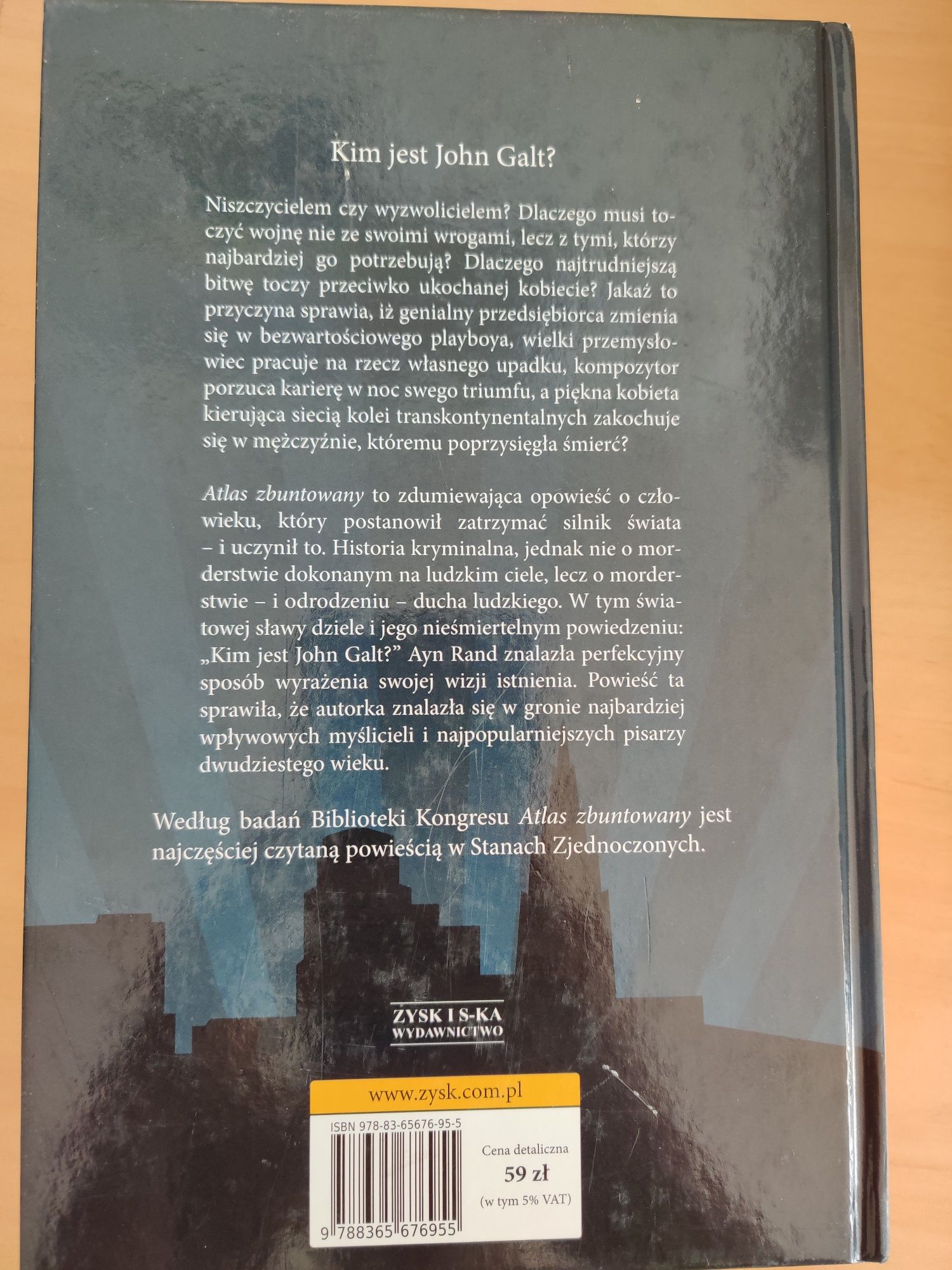 Atlas zbuntowany. Ayn Rand. 2015