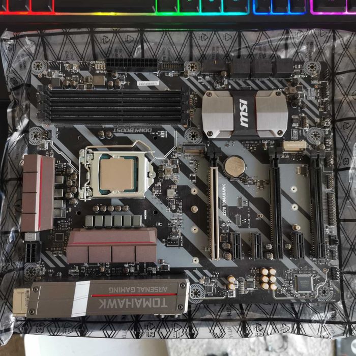 Płyta główna MSI Tomahawk Z270 + Procesor Intel Core i7-6700k 4.00 GHz