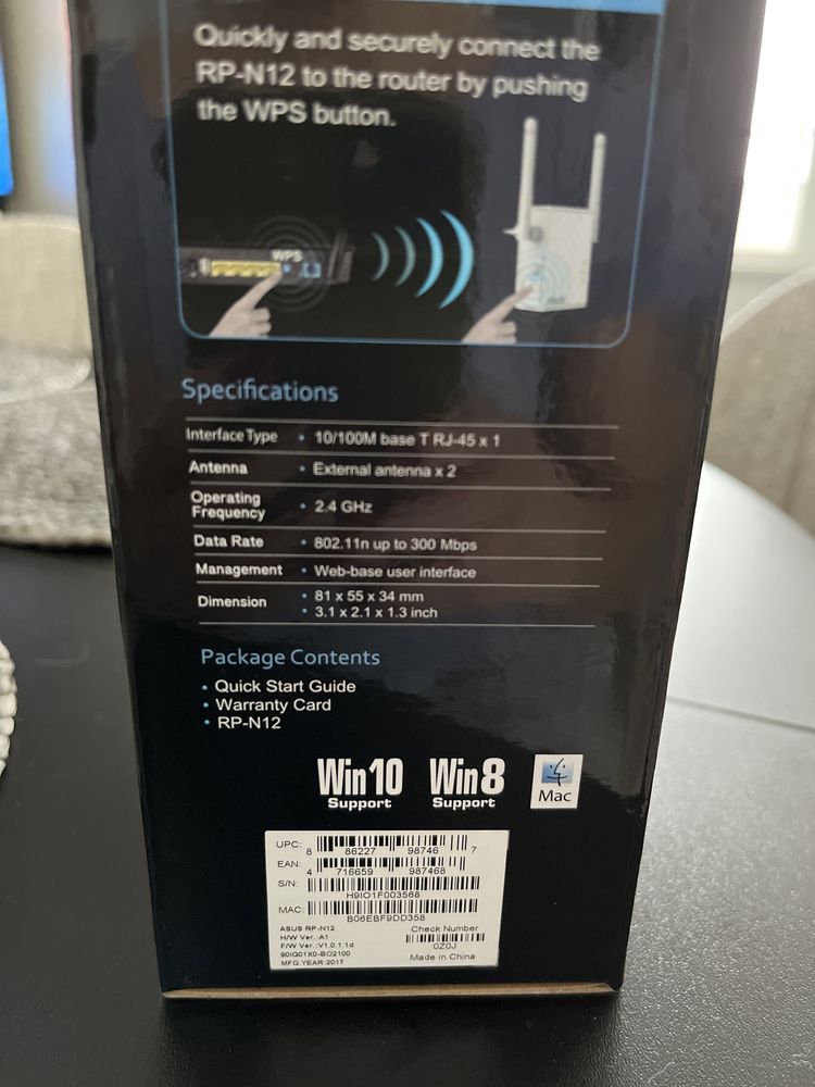 Asus RP-N12 Wireless-N390 wzmacniacz sygnału