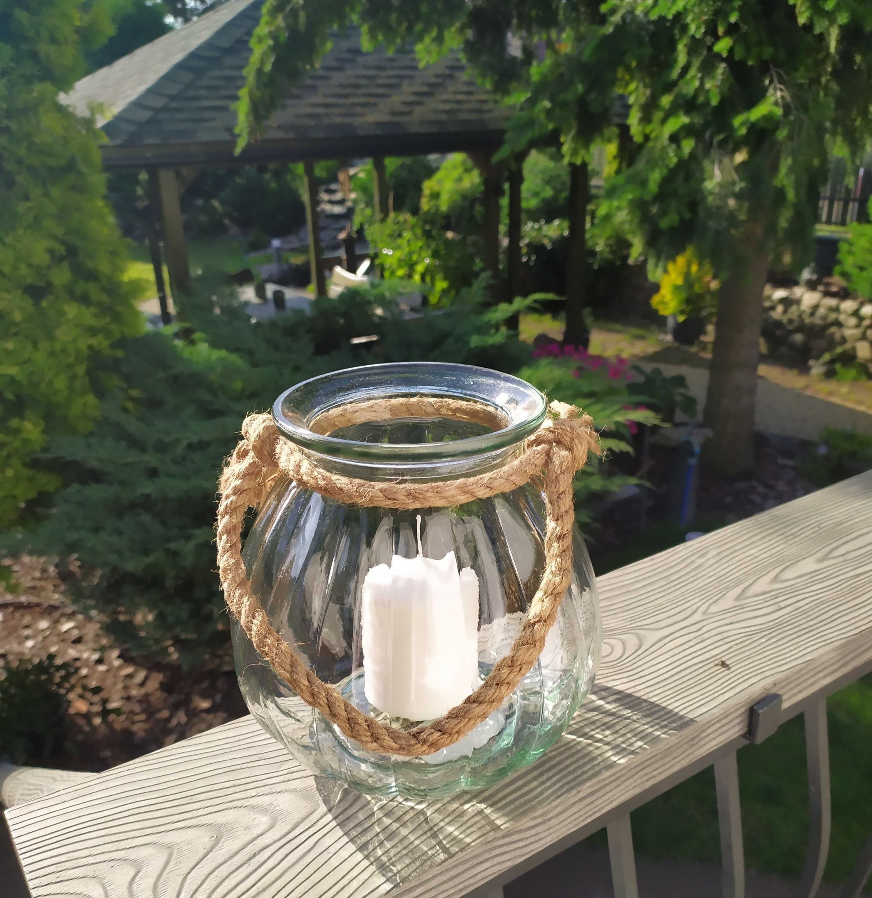 Lampion, świecznik szklany Seasons&Style