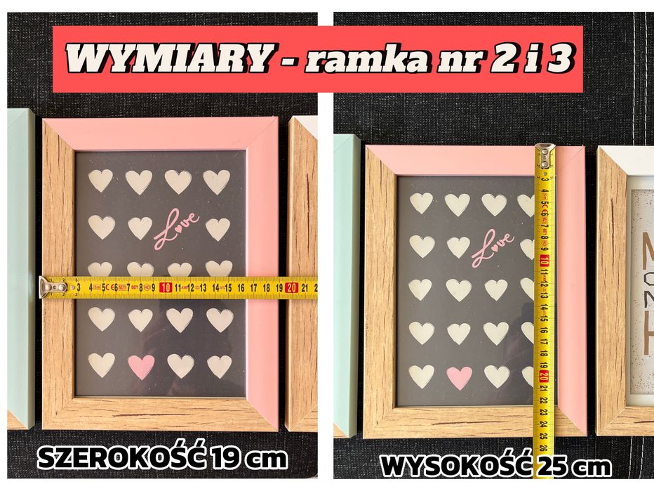 Ramki do zdjęć w roznych kolorach