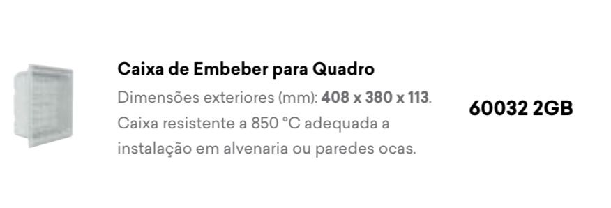 Caixa Embutir Quadro Elétrico 32M