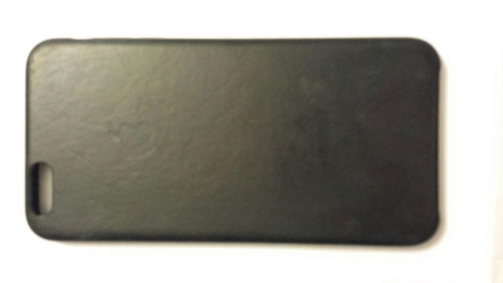 Capa azul em pele original para iphone 6 plus