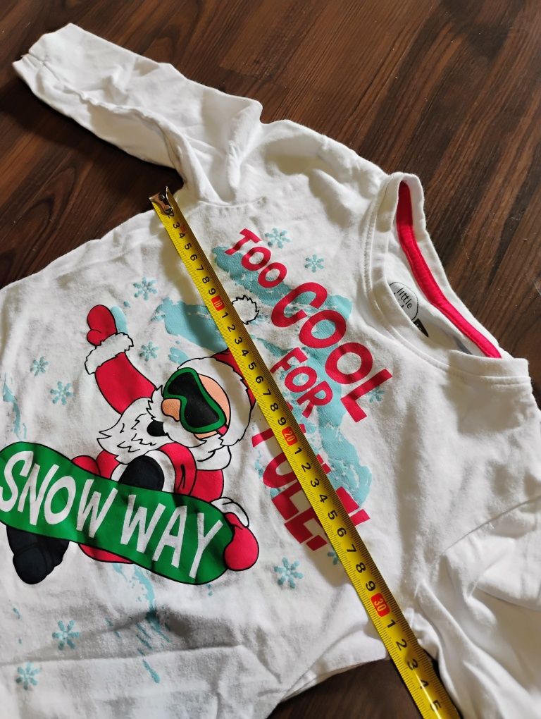 Bluzeczka bawełniana świąteczna Little kids 104