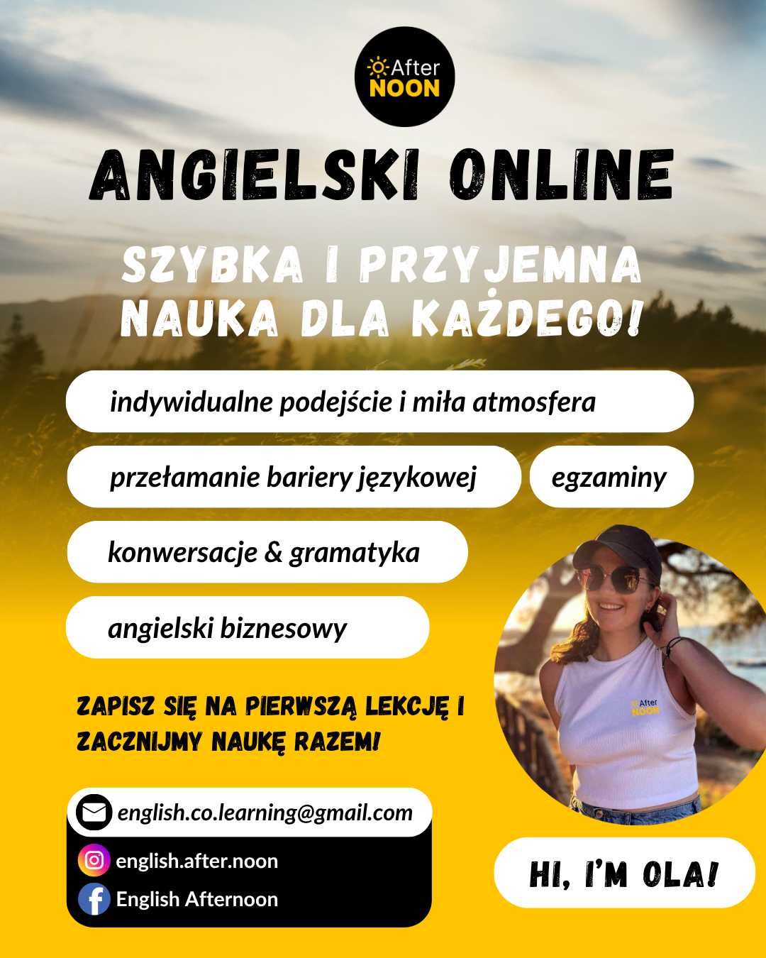 Korepetycje z języka angielskiego dla dzieci i dorosłych - Angielski