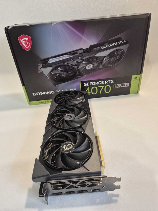 Karta graficzna MSI GeForce RTX 4070 Ti SUPER GAMING X SLIM 16 GB