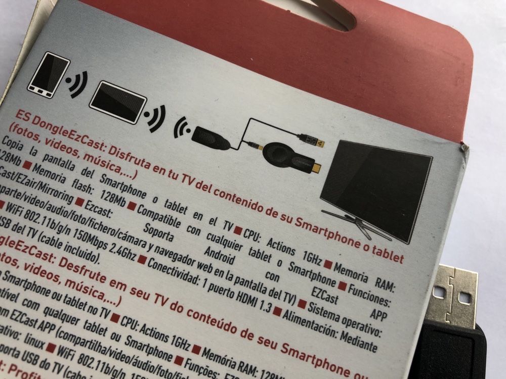 Ligação Wi-Fi por HDMI