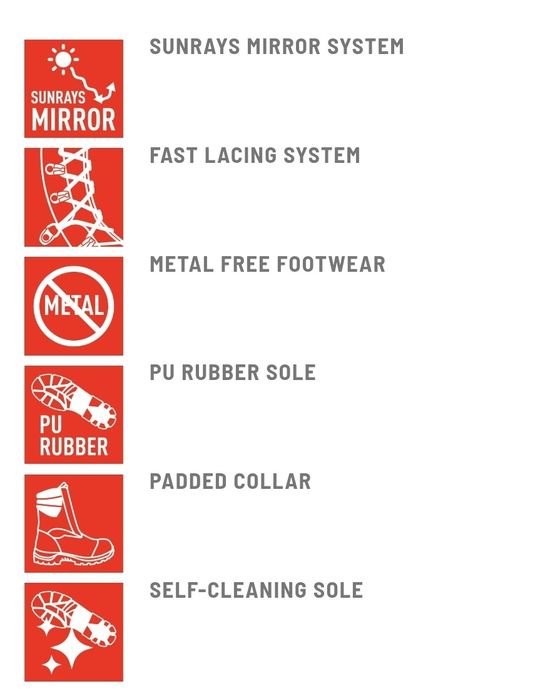 Botas estilo militar tamanho 42 - novas