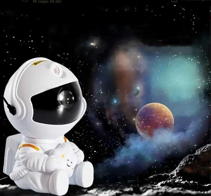 Projektor Gwiazd - Lampka Nocna Astronauta LED