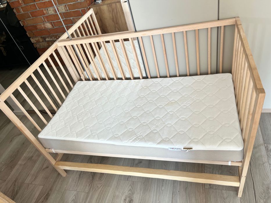 Łóżeczko dziecięce Singlar ikea + materac Fizjomax Baby.