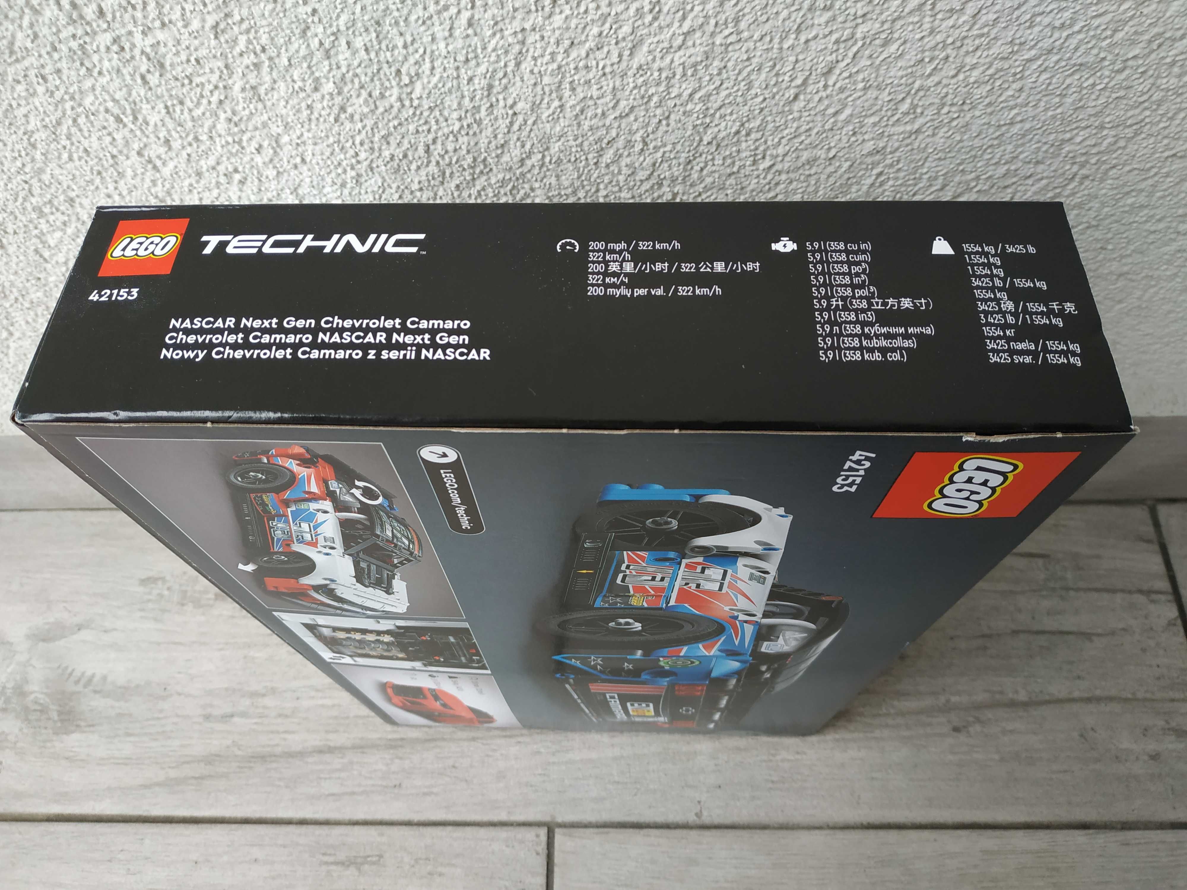 Lego TECHNIC 42153 Chevrolet Camaro NASCAR - NOWY - zestaw Warszawa