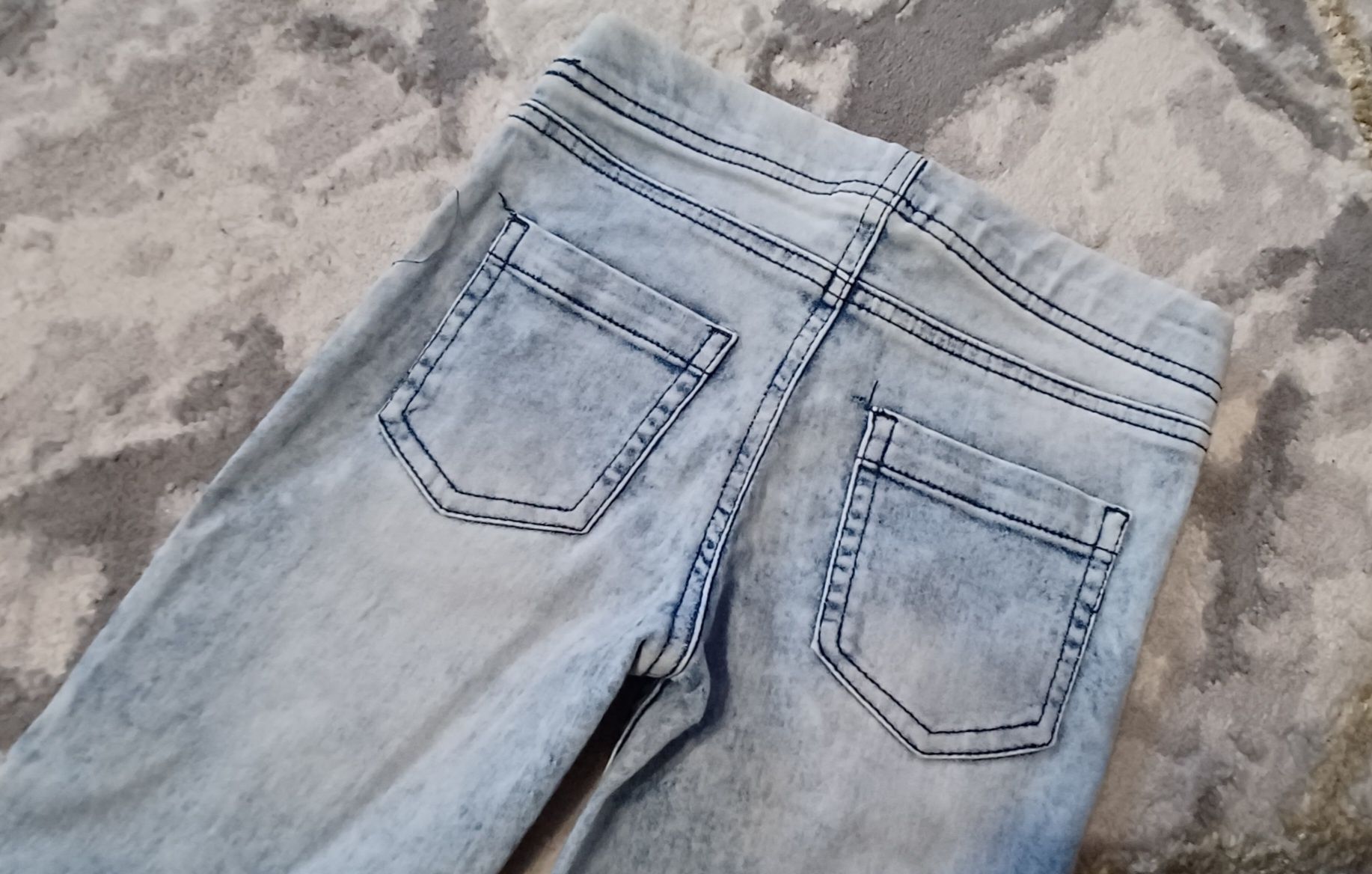 Pepco 128 dziewczęce spodnie jeansowe jegginsy