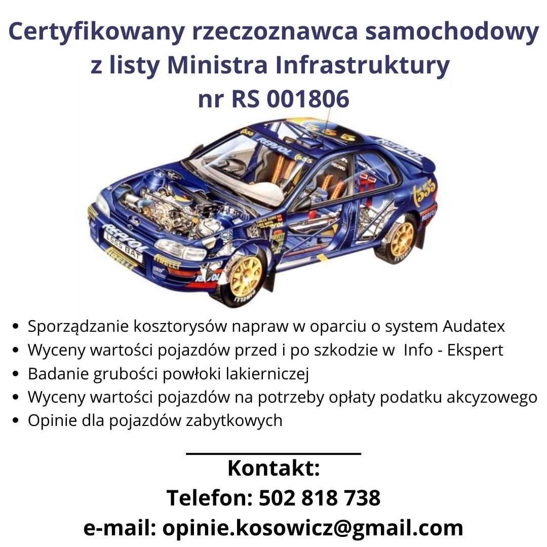 Rzeczoznawca samochodowy - Zielona Góra