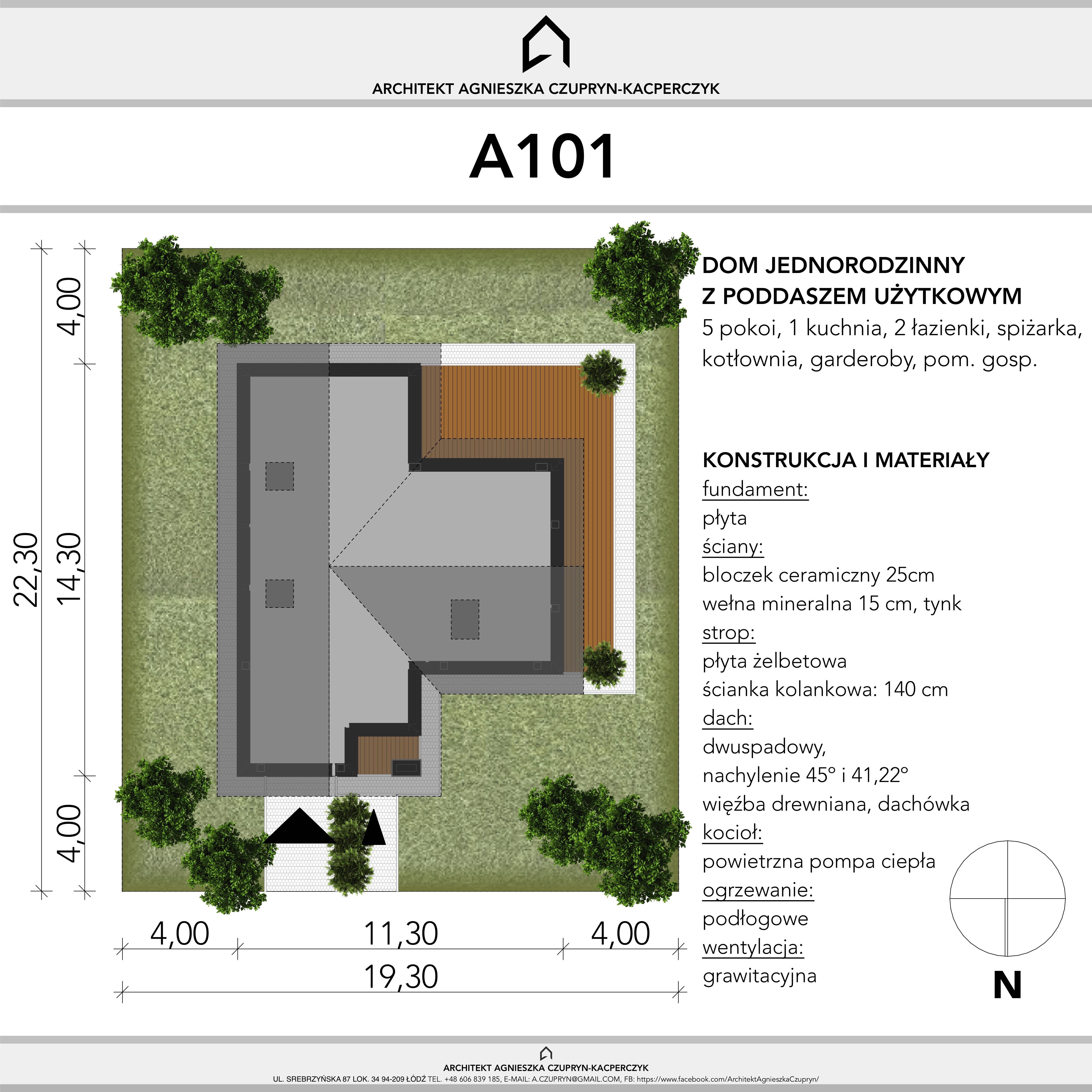 Projekt typowy, gotowy domu 155m2+garaż