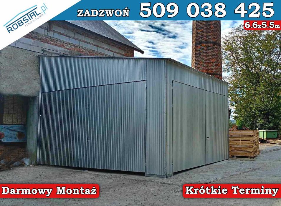 Schowek Blaszany 6,6x5,5m Darmowy Montaż