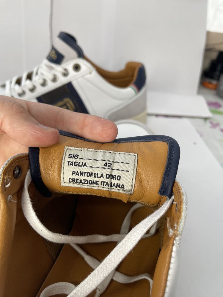 Pantofola  d’Oro Italia nowe skórzane buty