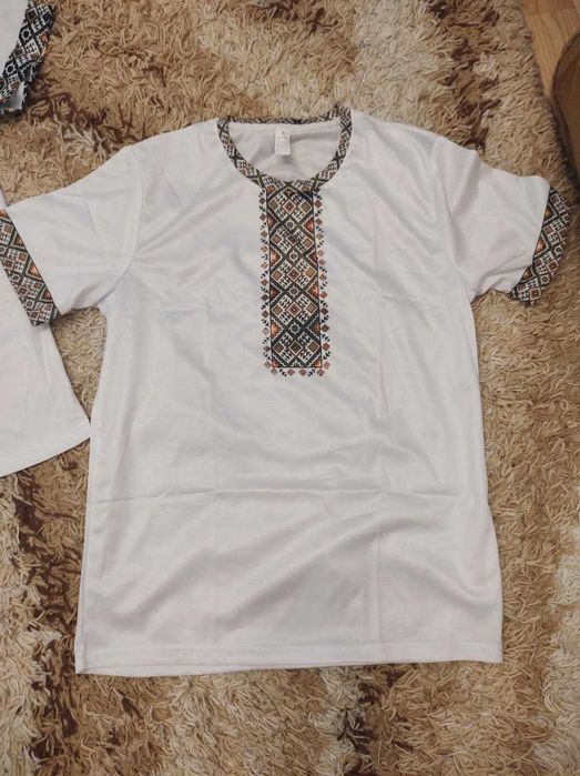 Футболка - вишиванка Сорочка з орнаментом Українська Легка Святкова