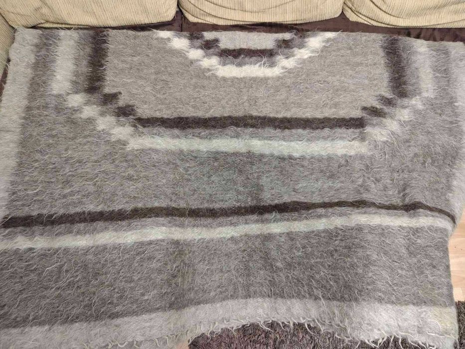 толстое карпатское одеяло-плед лижнык 180х240 см