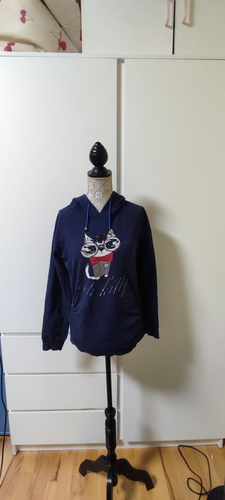 Bluza damska z kotem