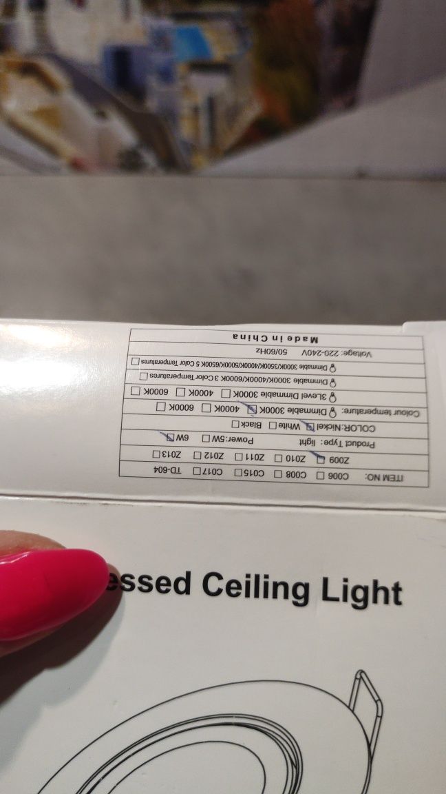 Lampa LED 12V Sufitowa Wpuszczana Punktowa Kierunkowy Reflektor Do Kam