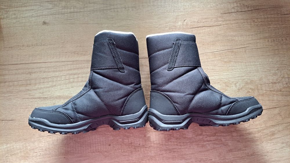 Śniegowce Decathlon Quechua unisex czarne rozmiar 31