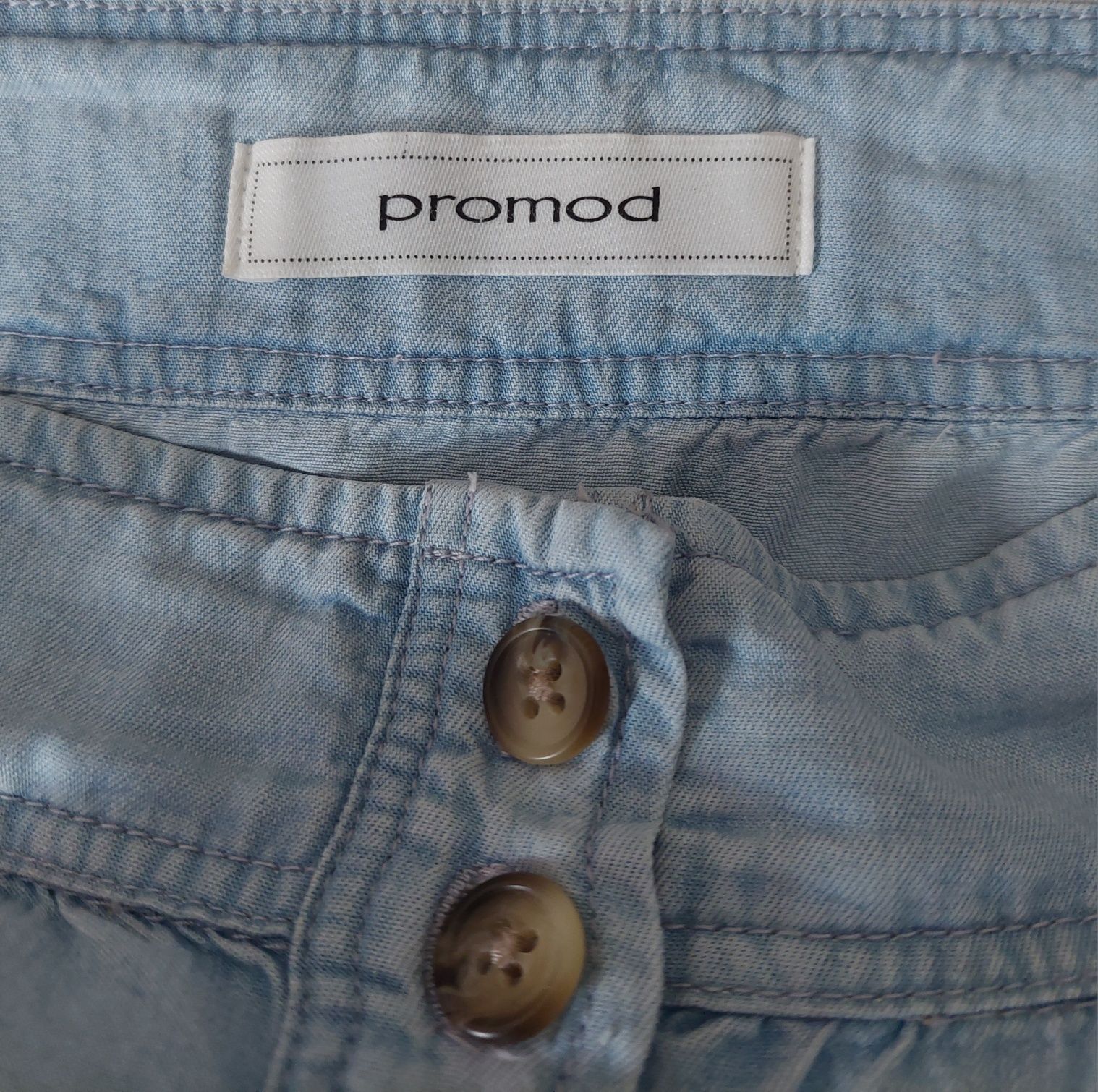 Джинсова жіноча спідниця Promod. Юбка джинсовая Promod.
