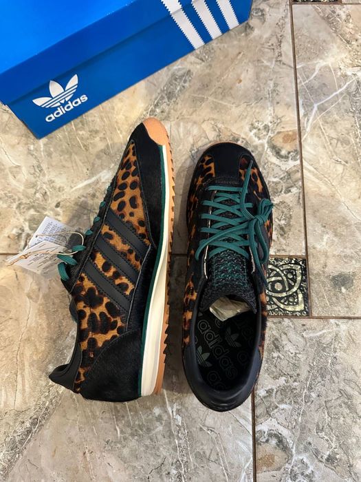 Женские кроссовки Adidas SL 72 og леопард