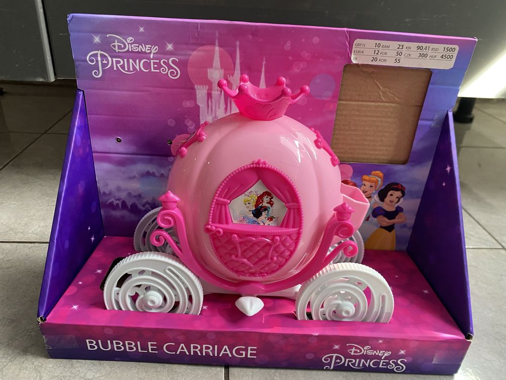 Disney princess bubble carriage karoca dla księżniczek