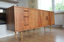 Kredens Komoda PRL proj. Grabińskiego Vintage Sideboard rtv Grabiński