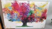 Obraz 90x60 kolorowe drzewo