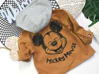 Disney - karmelowa koszula , kaptur , Myszka Mickey r 74