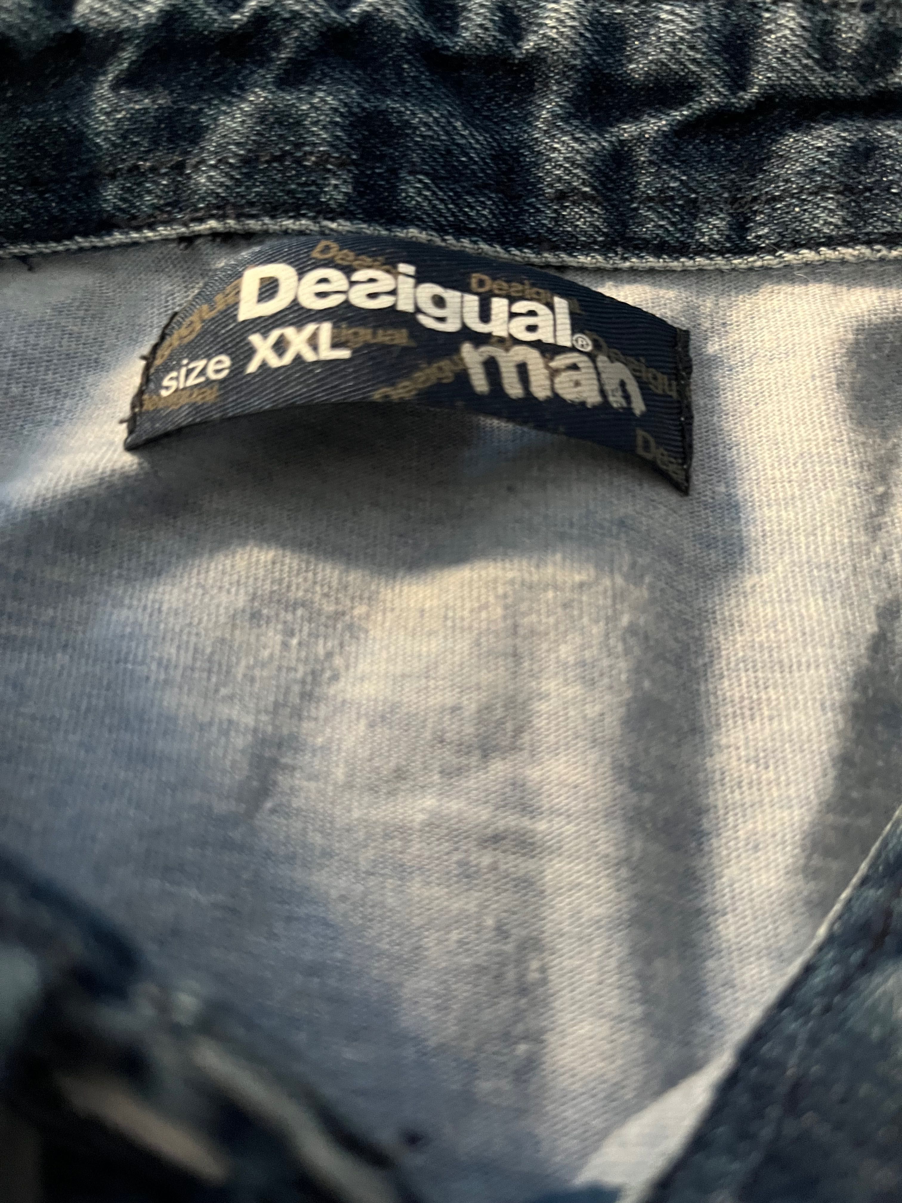 T-shirt polo męski 2XL, Desigual