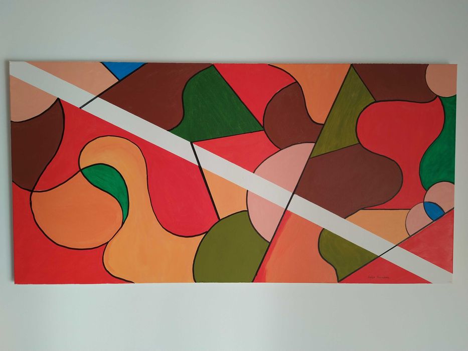 Tela pintada à mão