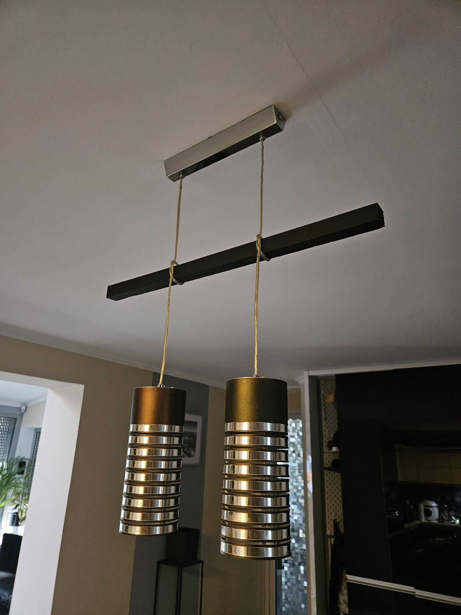 Lampy wiszące 2 i 3 punkty świetlne - komplet