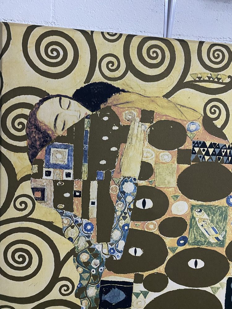 Tela Klimt o beijo