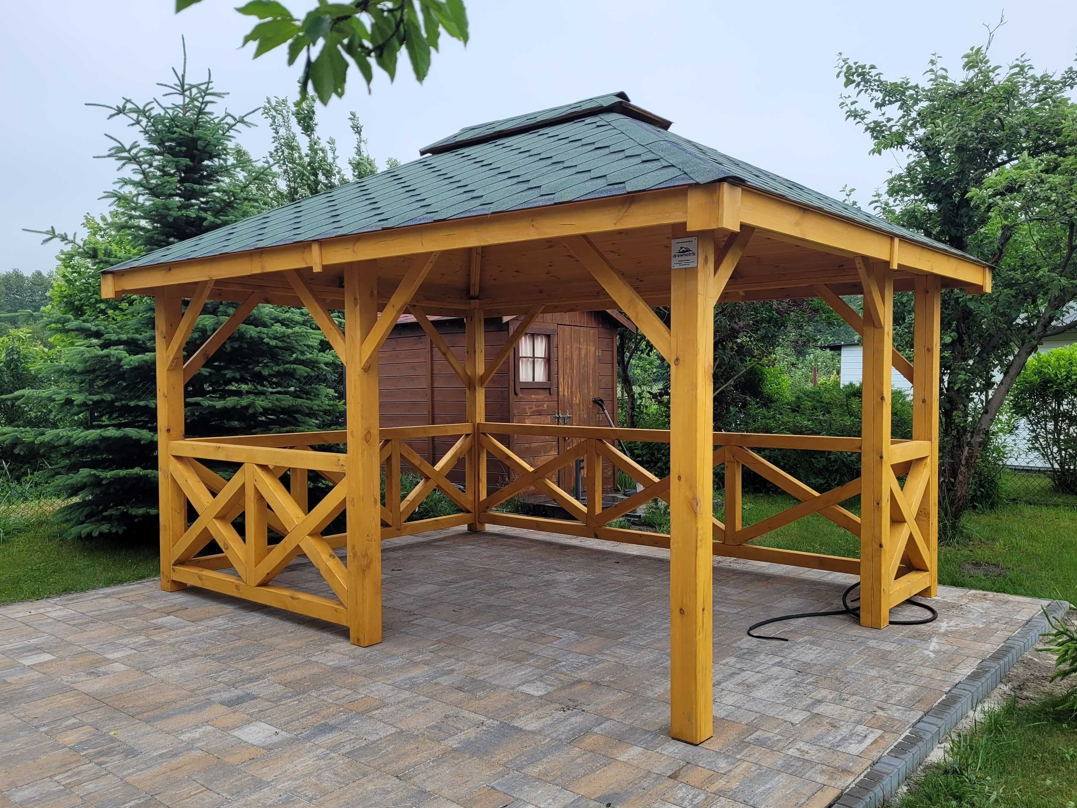 ALTANA Ogrodowa B50 IV 3 x 3 m Producent  DREWNOTRIK.PL