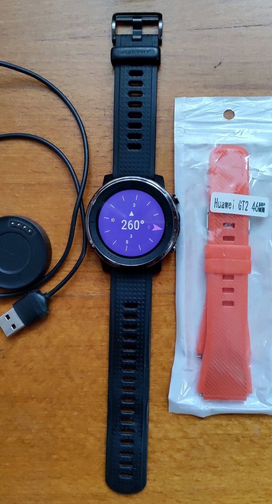 Часы Amazfit Stratos 3 + ремешок